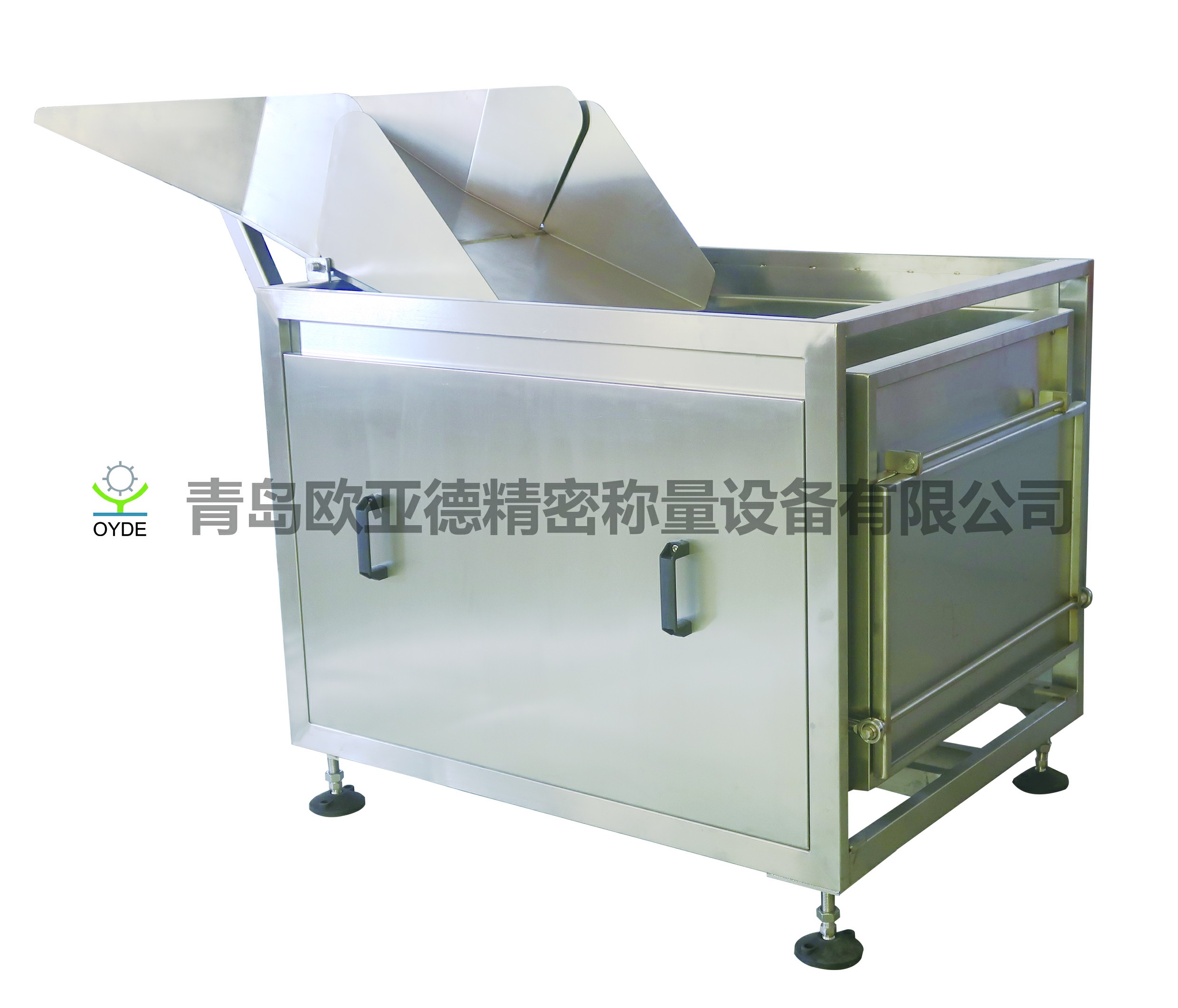 Automatic self-unloading weighing scale